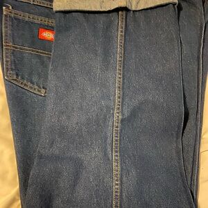 Men’s Dickies Blue Relaxed Jeans with Sturdy Denim 46X27